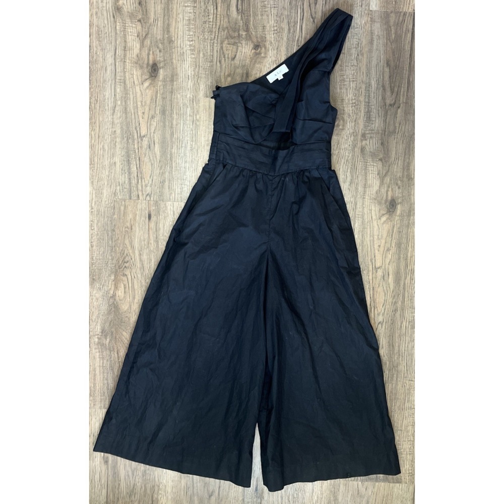 A.L.C. Wide Leg Romper Jumpsuit ATHELIA Women's Size 0 Solid Black